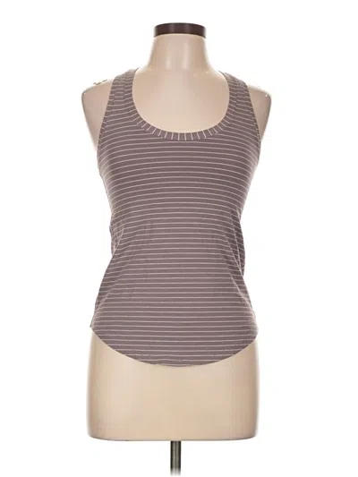 Pre-owned Lululemon Athletica Tank Top Brown Halter Neckline Tops