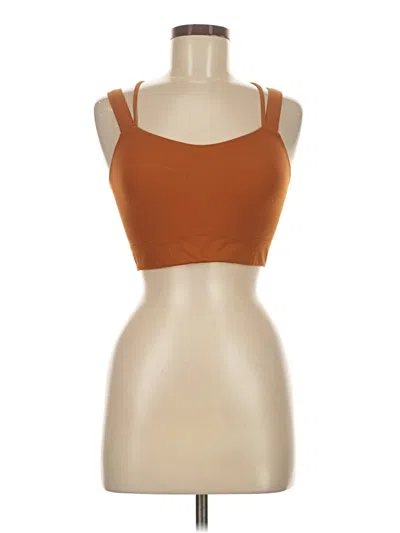 Pre-owned Lululemon Athletica Tank Top Brown Strapless Neckline Tops