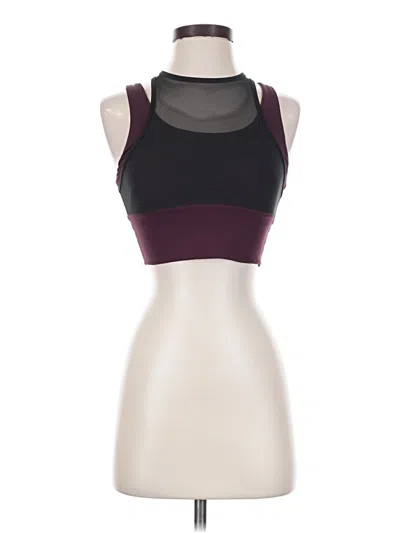 Pre-owned Lululemon Athletica Tank Top Burgundy Strapless Neckline Tops