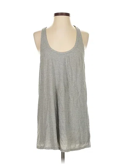 Pre-owned Lululemon Athletica Tank Top Gray Halter Neckline Tops