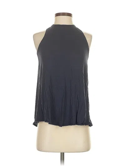 Pre-owned Lululemon Athletica Tank Top Gray Halter Neckline Tops