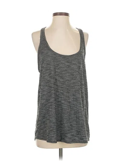 Pre-owned Lululemon Athletica Tank Top Gray Halter Neckline Tops
