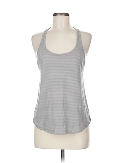 Pre-owned Lululemon Athletica Tank Top Gray Halter Neckline Tops