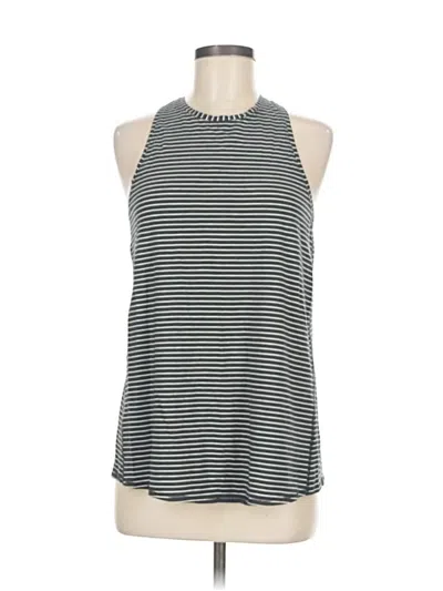Pre-owned Lululemon Athletica Tank Top Gray Halter Neckline Tops