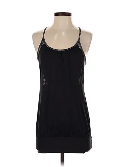Pre-owned Lululemon Athletica Tank Top Gray Halter Neckline Tops