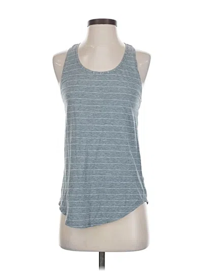 Pre-owned Lululemon Athletica Tank Top Gray Halter Neckline Tops
