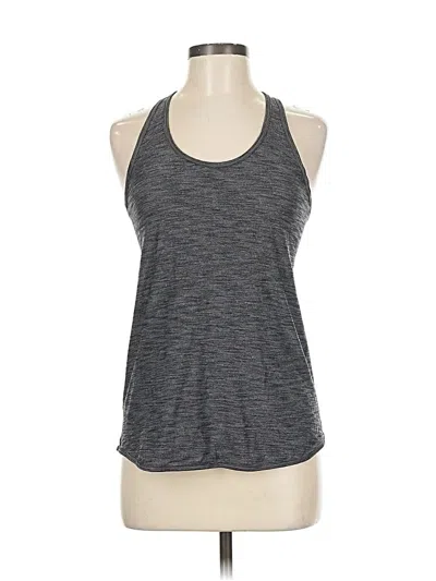 Pre-owned Lululemon Athletica Tank Top Gray Halter Neckline Tops