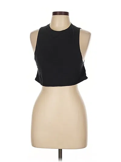 Pre-owned Lululemon Athletica Tank Top Gray Halter Neckline Tops