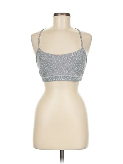 Pre-owned Lululemon Athletica Tank Top Gray Halter Neckline Tops