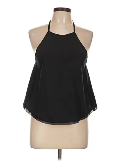Pre-owned Lululemon Athletica Tank Top Gray Halter Neckline Tops