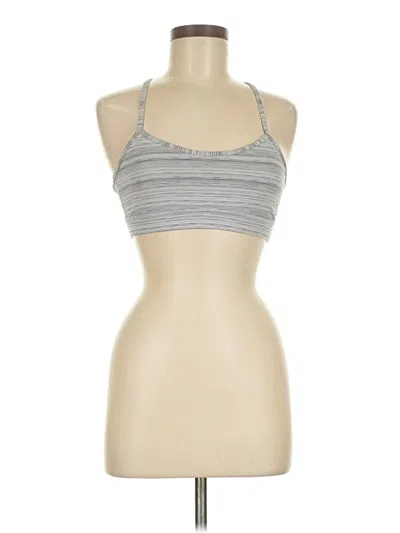 Pre-owned Lululemon Athletica Tank Top Gray Halter Neckline Tops