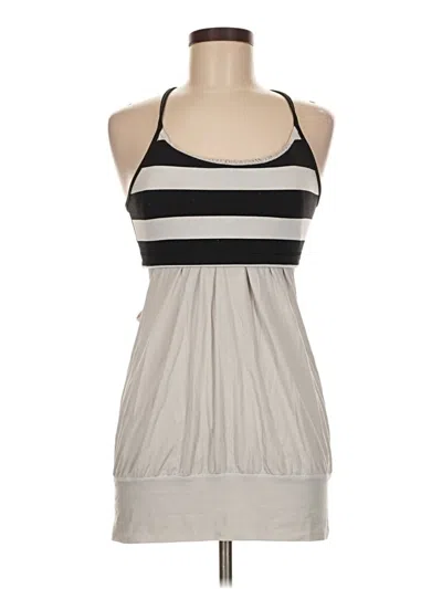 Pre-owned Lululemon Athletica Tank Top Gray Halter Neckline Tops
