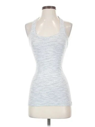Pre-owned Lululemon Athletica Tank Top Gray Halter Neckline Tops