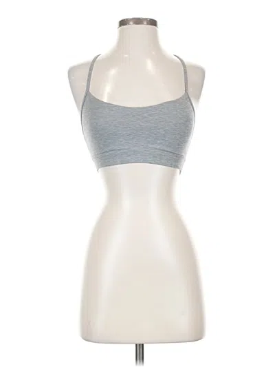 Pre-owned Lululemon Athletica Tank Top Gray Halter Neckline Tops