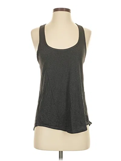 Pre-owned Lululemon Athletica Tank Top Gray Halter Neckline Tops