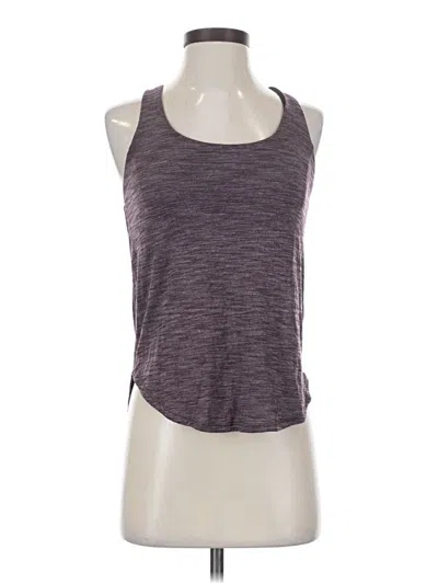 Pre-owned Lululemon Athletica Tank Top Gray Halter Neckline Tops