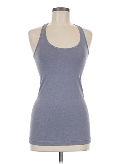 Pre-owned Lululemon Athletica Tank Top Gray Halter Neckline Tops