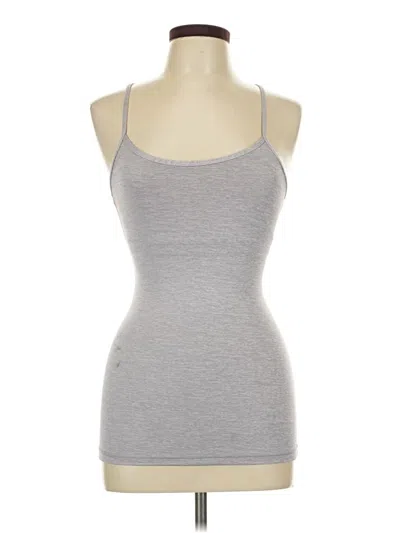 Pre-owned Lululemon Athletica Tank Top Gray Halter Neckline Tops