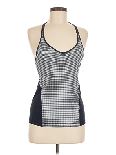 Pre-owned Lululemon Athletica Tank Top Gray Halter Neckline Tops