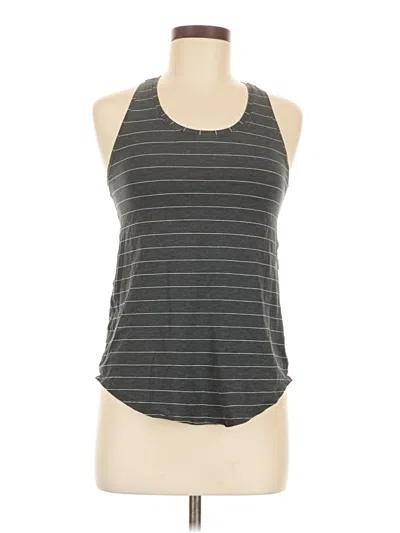 Pre-owned Lululemon Athletica Tank Top Gray Halter Neckline Tops