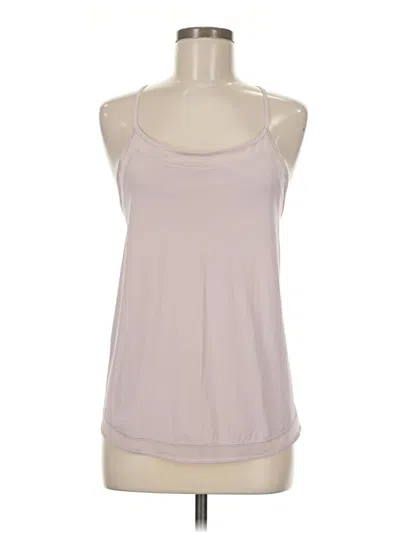 Pre-owned Lululemon Athletica Tank Top Gray Halter Neckline Tops
