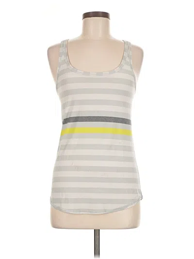 Pre-owned Lululemon Athletica Tank Top Gray Halter Neckline Tops