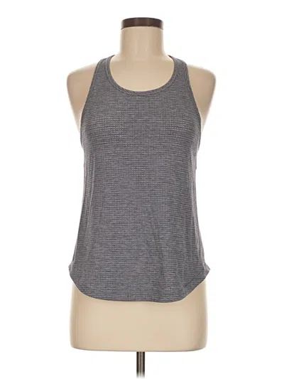 Pre-owned Lululemon Athletica Tank Top Gray Halter Neckline Tops