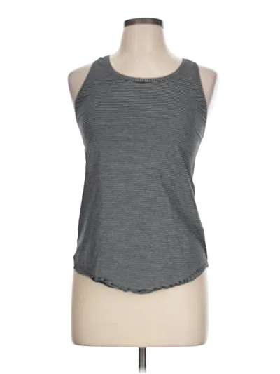 Pre-owned Lululemon Athletica Tank Top Gray Halter Neckline Tops