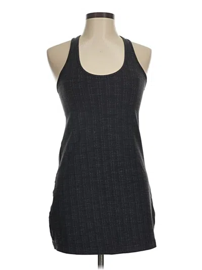 Pre-owned Lululemon Athletica Tank Top Gray Halter Neckline Tops