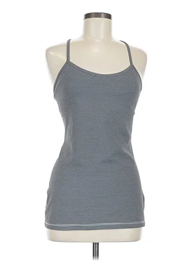 Pre-owned Lululemon Athletica Tank Top Gray Halter Neckline Tops