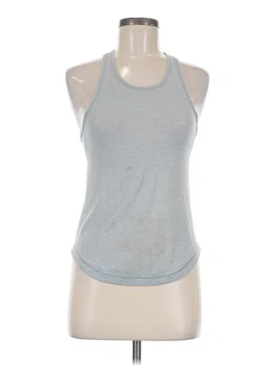 Pre-owned Lululemon Athletica Tank Top Gray Halter Neckline Tops