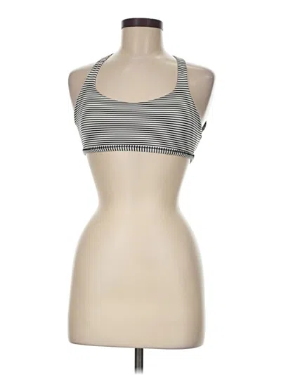 Pre-owned Lululemon Athletica Tank Top Gray Halter Neckline Tops