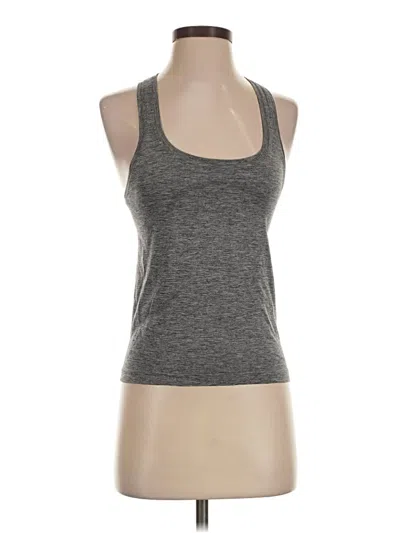 Pre-owned Lululemon Athletica Tank Top Gray Halter Neckline Tops