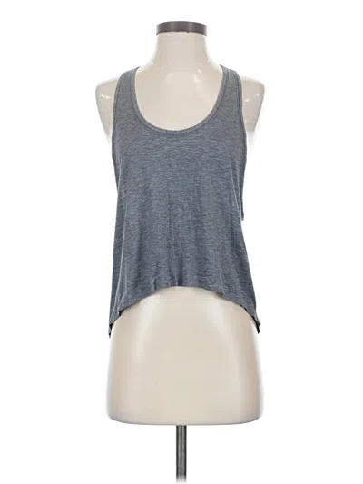 Pre-owned Lululemon Athletica Tank Top Gray Halter Neckline Tops