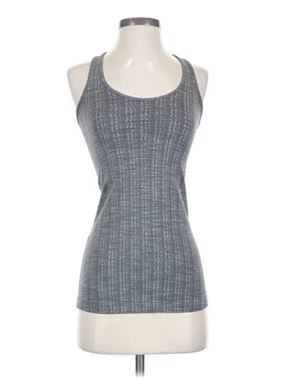 Pre-owned Lululemon Athletica Tank Top Gray Halter Neckline Tops