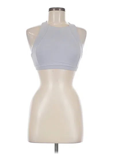Pre-owned Lululemon Athletica Tank Top Gray Halter Neckline Tops