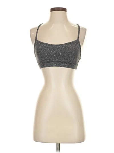 Pre-owned Lululemon Athletica Tank Top Gray Halter Neckline Tops