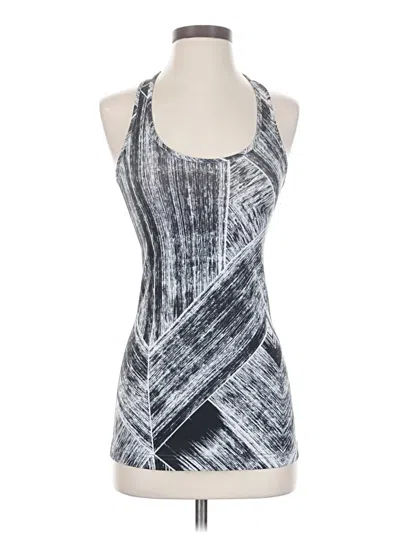 Pre-owned Lululemon Athletica Tank Top Gray Halter Neckline Tops