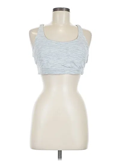 Pre-owned Lululemon Athletica Tank Top Gray Halter Neckline Tops