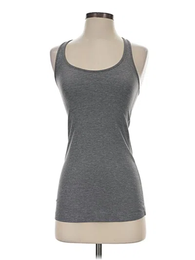 Pre-owned Lululemon Athletica Tank Top Gray Halter Neckline Tops