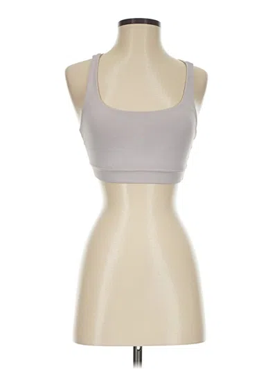 Pre-owned Lululemon Athletica Tank Top Gray Halter Neckline Tops