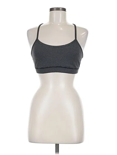 Pre-owned Lululemon Athletica Tank Top Gray Halter Neckline Tops