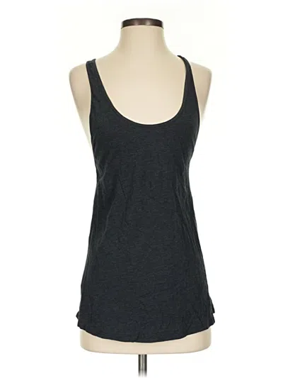 Pre-owned Lululemon Athletica Tank Top Gray Halter Neckline Tops