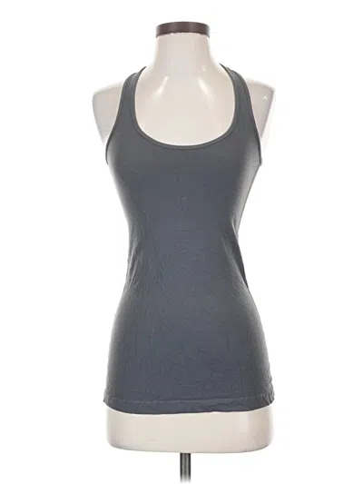 Pre-owned Lululemon Athletica Tank Top Gray Halter Neckline Tops