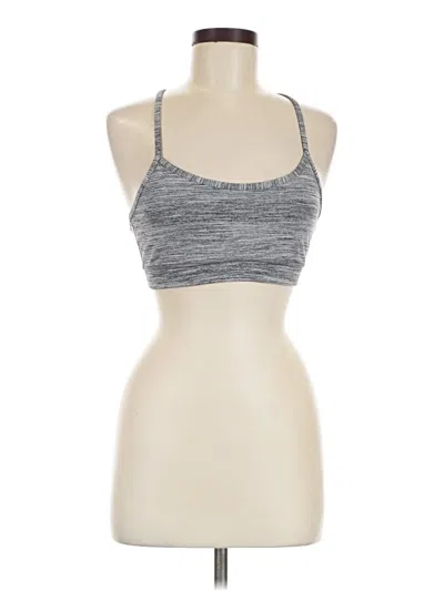 Pre-owned Lululemon Athletica Tank Top Gray Halter Neckline Tops