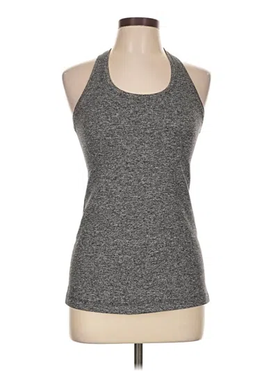 Pre-owned Lululemon Athletica Tank Top Gray Halter Neckline Tops