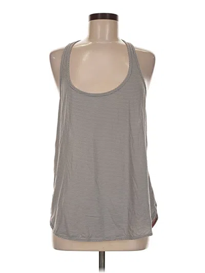 Pre-owned Lululemon Athletica Tank Top Gray Halter Neckline Tops