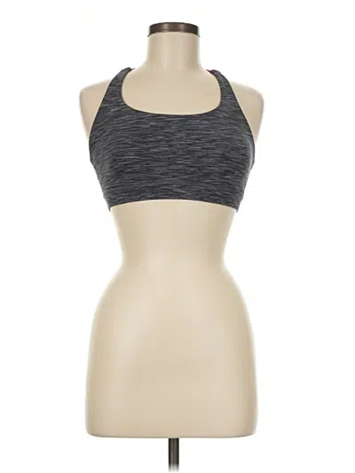 Pre-owned Lululemon Athletica Tank Top Gray Halter Neckline Tops