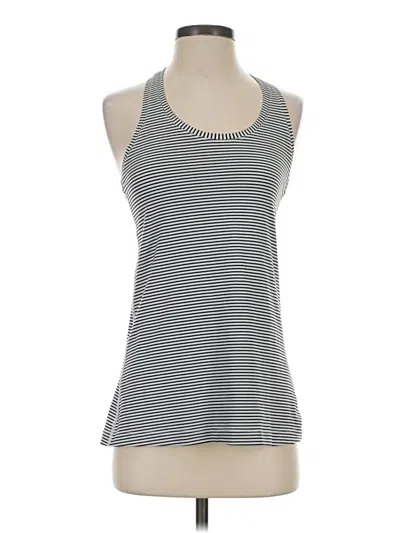 Pre-owned Lululemon Athletica Tank Top Gray Halter Neckline Tops