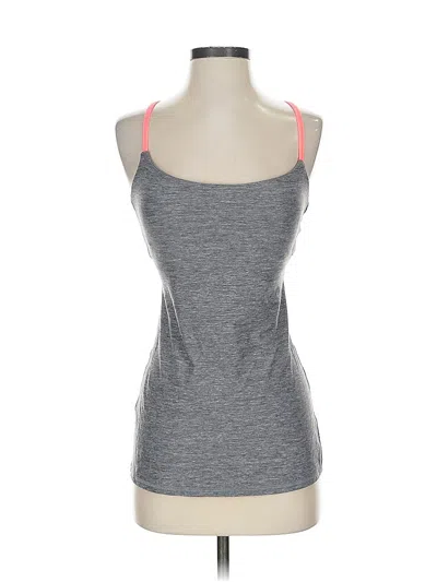 Pre-owned Lululemon Athletica Tank Top Gray Strapless Neckline Tops